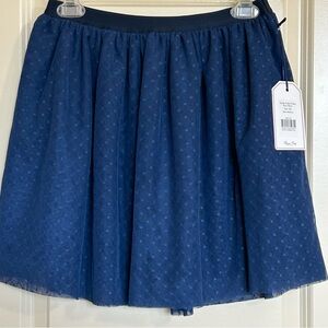 NWT XL Classic Prep Stella Tulle Polka Dot Skirt